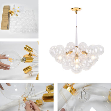 round chandelier modern
